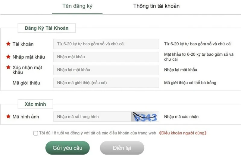 FAQ về tài khoản K8